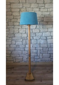 Resim Masif Ayaklı Lambader,Abajur,Köşe Aydınlatması(149575185) 