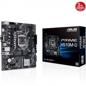 Resim Asus Prime H510M-D 1200P Vga Hdmi Usb3.2 