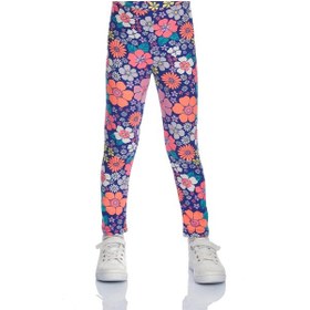 Resim Lovetti Kız Çocuk Neon Garden Desen Tayt 8800 Çok Renkli 