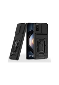 Resim Gpack Infinix Gt 30 Pro Kılıf Pars Standlı Yüzüklü Siyah 
