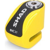 Resim Shad Sc21 Motosiklet Disk Kilidi Sarı C0s2103 Alüminyum - Siyah 