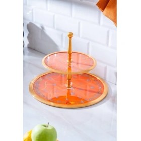 Resim Acar 7332 Passifolia 2 Katlı Cam Tepsi 