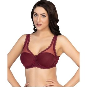 Resim Bordo Mı Emay 172 D Pedli Dantelli Balenli Minimazer Karışık 