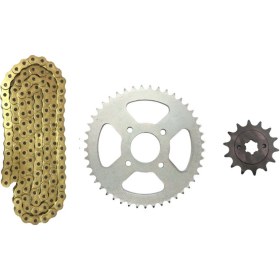 Resim Mondial X-treme Max Cross 200 Ön-arka Zincir Dişli Seti Oringli 15t-50t Diş 