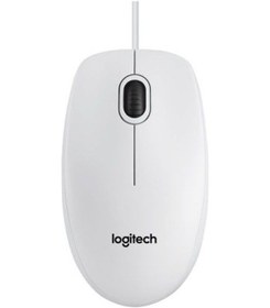 Resim Logitech 910-003360 B100 Usb 1600dpi 3 Tuşlu Kablolu Beyaz Mouse 