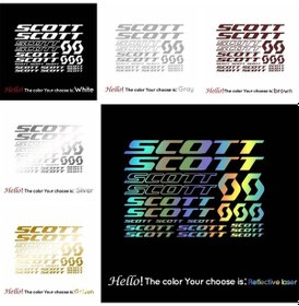 Resim Yansıtıcı Kırmızı-l 44cm X 30cm-scott Bisiklet Çerçeveleri İçin Özel Şeffaf Taşıma Membranı Yırtılmaz Çıkartmalar, Bisi 