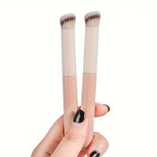 Resim 2 Adet Kapatıcı Fırçası - Yağsız, Tüm Cilt Tipleri İçin Polyester Kıllar, ABS Sap 