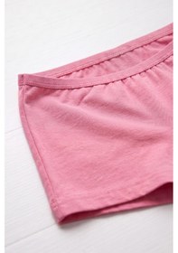 Resim Öts Kız Çocuk 5 Li Pamuklu Boxer Günlük Rahat Kesim 8210-5 Pembe 