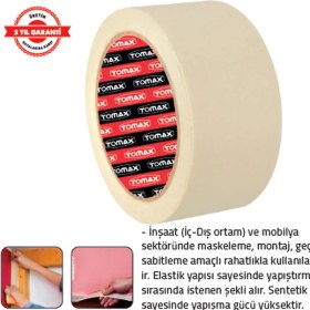 Resim Tomax Maskeleme Bandı 24 mm x 30MT (6 Adet) 