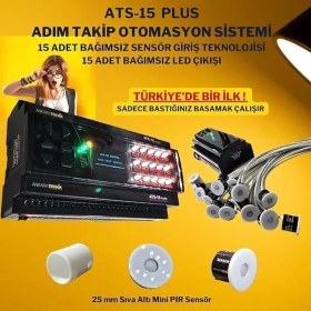 Resim Sanec Ats-15 Plus Dijital Adım Takip Sistemi /15 Sensör Giriş/çıkış 
