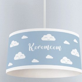 Resim instababyrooms Çocuk Odası Dijital Baskılı Tekli Modern Sarkıt Avize Special Model 0019 