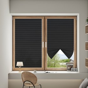 Resim Kablosuz Karartma Perdeleri - Matkap Gerektirmeyen Kolay Kurulum, Gizlilik ve Işık Engelleme için Kordonlu Pencere Perdeleri, Yatak Odası, Banyo, Mutfak, Ofis için Uygun, Oda Karartma, Şık Drapeler, Pürüzsüz Doku, Matkap Gerektirmez Tonlar, Apartman Yaşamı 