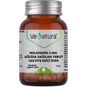 Resim Venatura Melatonin Ağızda Dağılan Tablet 3 mg 60 Tablet 