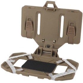 Resim Leezsing Mud Renkli Folding Navigasyon Paneli - Cep Telefonu Tutucu, Silikon Sabitleme, Molle Uyumlu, Dış Etkinlikler İçin Kolay Kurulum Kahverengi 