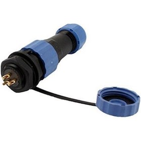 Resim Sd16 3 Pin 16Mm Su Geçirmez Konnektör Takımı - Panel Tipi 