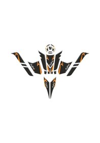 Resim Gogo Tank Pad Seti 003 Siyah-turuncu Cf Moto 250 Nk 2018-2023 