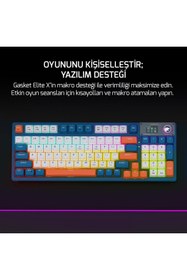 Resim Hype Store Game Power Gasket Elite X RGB Wireless/Bluetooth/Kablolu Mekanik Hot-Swap Yağlı Switch Gasket Klavye 