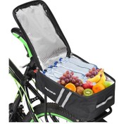 Resim Bisiklet Bagaj Soğutucu Çantası Suya Dayanıklı Bisiklet Arka Raf Çantası Yağmur Kılıfı Bisiklet Bagaj Taşıyıcı Çantası Bisiklete Binme, Gidip Gelme, Kamp, Seyahat İçin Sepet Diğer 