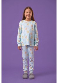 Resim Mayoral Pueril Çocuk Fitilli Pijama Takımı - Pueril - Su Yeşili - 2 Yaş - 9999-su Yeşili-2 Yaş 