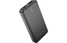 Resim Borofone 2500MAH Ultra Hafif Mini Powerbank - Sadece 62 Gram, LED Göstergeli Acil Durum Şarj Cihazı, Cebinize Sığan Minimalist Taşınabilir Pil - Siyah 