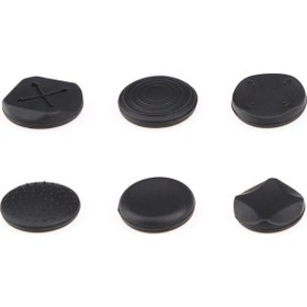 Resim 6 Adetlot -t6pcs Lot Gelişmiş Silikon Analog Denetleyici Başparmak Çubuğu Sapları Cap Cilt Kapak Psv 100 İçin Ps Vita 