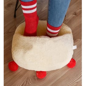 Resim Pabtex Peluş Ayak Isıtıcısı,panduf,terlik 