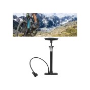 Resim Vkemall Alüminyum Vücutlu Çok Amaçlı Yüksek Basınçlı Hava Pompa - Bisiklet, Elektrikli Araç, Bisiklet, Motosiklet, Araba, Toplar İçin Taşınabilir Dışarı/içeri Kullanım 