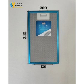 Resim Esty Uyumlu Davlumbaz 20X34,5 cm Arkaara 12,5cm Aspiratör Filtresi 