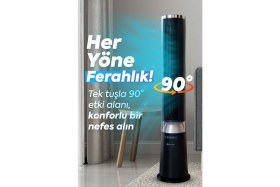 Resim Dijitsu VN60 Kule Tipi Vantilatör Yeni Nesil Modern Ve Sessiz | Uzaktan Kumandalı | Sağa Sola Salınımlı 