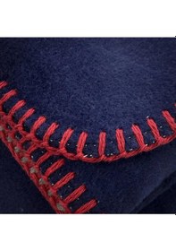 Resim Çift Kişilik Düz Pamuklu Battaniye Çift Taraflı 200 X 220 Lacivet 