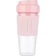 Resim Taşınabilir Blender Meyve Sıkacağı Kupası Mini Akülü Kişisel Seyahat Mikser Smoothies Maker Süt Sallamak Için Karıştırma 300ML | Sıkacaklar (Pembe) 