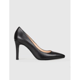 Resim Cabani Kadın Hakiki Deri Siyah İnce Topuklu Stiletto 