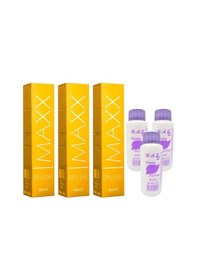 Resim Maxx Deluxe Saç Boyası Yoğun Küllü Kumral - 7/11+Oksidan (3 Adet) 