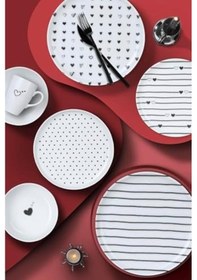 Resim Porselen Pretty 4 Parça 10 Cm Tabak Açık 