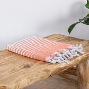 Resim Homedius Alagra Pamuk Peştemal 100x170 cm Turuncu 