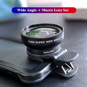Resim 2'si 1 Arada HD Akıllı Telefon Kamera Lensi, Geliştirilmiş Fotoğrafçılık Özelliklerine Sahip Ultra Geniş Açı Klipsli Lens, Seyahat ve Dış Mekan Maceraları İçin Mükemmel | Çift Fonksiyonlu Zoom Lens 