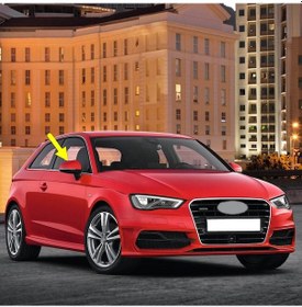 Resim Audi A3 Hb 2013-2016 Sağ Dış Dikiz Ayna Kapağı 8v0857528d 