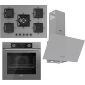 Resim Ferre Fryart Ss Serisi Gri Set (ss038 Xe63cpr D088 ) -75'lik Seri Kare Emaye Izgara 