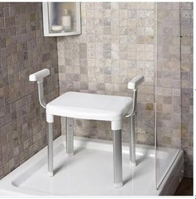 Resim Drc, Banyo Sandalyesi, kollu Banyo Sandalyesi, banyo Taburesi Beyaz, 5632000363633 