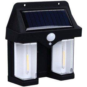 Resim Padalink Güneş Enerjili Hareket Sensörlü Su Geçirmez Dış Mekan Duvar Lambası 
