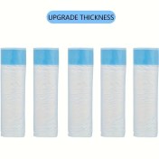 Resim 5 adet Kalınlaştırılmış Kokuya Dayanıklı Kedi Kumu Kutusu Linerleri, Tonepie Otomatik Kedi Tuvaleti ile Uyumlu, Kendi Temizliğini Yapabilen PVC Pet Atık Torbaları Kolay Temizlik için - Kedi İçin Tasarlanmış 