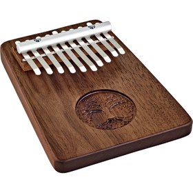 Resim Meinl Sonic Energy KL1001TOL Solid Tree Of Life C Major 10 Note Kalimba (Black Walnut) 