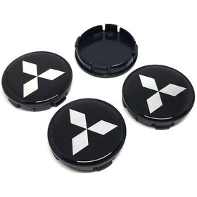 Resim Mitsubishi Siyah Plasto 56/52 Jant Göbeği 