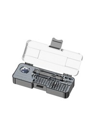 Resim Geeroyoo Crv Uçlu Şarj Edilebilir Elektrikli Tornavida Seti, 68 Parça Aksesuar Ve Type-c Hızlı Şarj İle Profesyonel Kullanım 