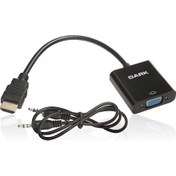 Resim HDMI to VGA ve SES Dijital Analog Dönüştürücüsü (DK-HD-AHDMIXVGA) 