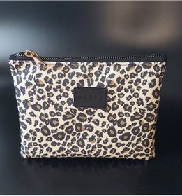 Resim Meryy Collection Clutch Simli Leopar Çanta Leopar 