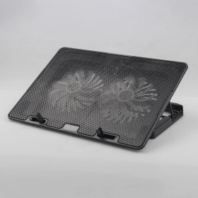 Resim Juo Windy LED Aydınlatmalı Notebook Soğutucu 10-15.6 inç Uyumlu İki Fanlı Ayarlanabilir Yükseklik 