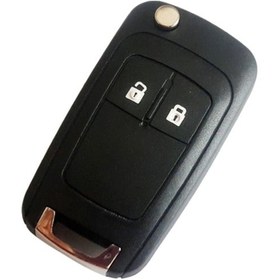 Resim Opel Uyumlu Insignia Astra J Anahtar Kumanda Kabı Vidalı Metal Logolu 2 Tuşlu 