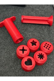 Resim Genel Markalar Çocuklar İçin Eğlenceli Şırınga Şeklinde Hamur ve Oyun Hamuru Şekillendirme Seti Sağlığa Uygun 