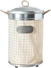 Resim Mudo Concept River Kapaklı Metal Çamaşır Sepeti 37x57 